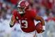 TUSCALOOSA, AL - NOVEMBER 10: Tua Tagovailoa #13 of the Alabama Crimson Tide rushes against the Mississippi State Bulldogs at Bryant-Denny Stadium on November 10, 2018 in Tuscaloosa, Alabama. (Photo by Kevin C. Cox/Getty Images)