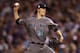 DENVER, CO - SEPTEMBER 11: Starting pitcher Zack Greinke #21 of the Arizona Diamondbacks throws in the sixth inning against the Colorado Rockies at Coors Field on September 11, 2018 in Denver, Colorado. (Photo by Matthew Stockman/Getty Images)