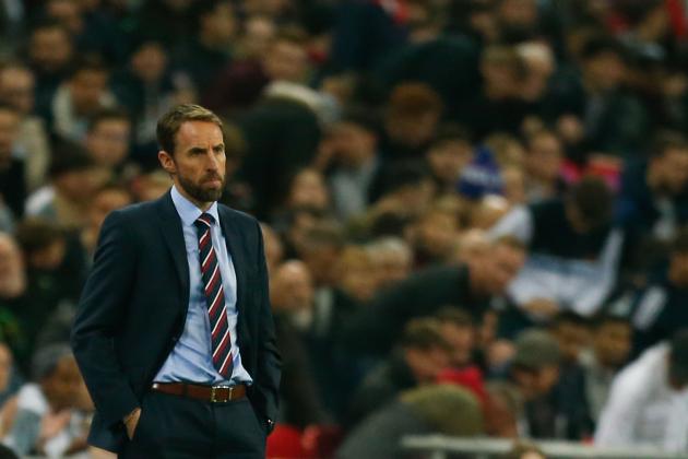 England's manager Gareth Southgate watches from the touchline during the international friendly football match between England and the United States at Wembley stadium in north London on November 15, 2018. (Photo by Ian KINGTON / AFP) / NOT FOR MARKETING OR ADVERTISING USE / RESTRICTED TO EDITORIAL USE        (Photo credit should read IAN KINGTON/AFP/Getty Images)