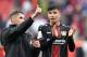 Leverkusen's Dominik Kohr, left behind, and Kai Havertz, leverkusen, on the right, are marked after & # 39; German Bundesliga football match between Bayer 04 Leverkusen and FSV Mainz 05 in Leverkusen, Germany, Sunday, September 23, 2018. (Photograph AP / Martin Meissner)