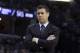Sacramento Kings coach Dave Joerger reacts to a call during the first half of the team's NBA basketball game against the Memphis Grizzlies on Friday, Nov. 16, 2018, in Memphis, Tenn. (AP Photo/Karen Pulfer Focht)
