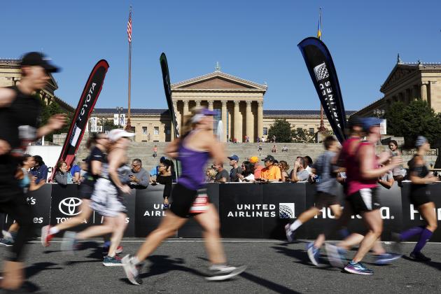 PHILADELPHIA, PA - SEPTEMBER 16: Runners participate in the 2018 Rock 'n' Roll Philadelphia Half Marathon on September 16, 2018 in Philadelphia, Pennsylvania. (Photo by Patrick McDermott/Getty Images)