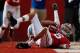 TUSCALOOSA, AL - NOVEMBER 17: DeVonta Smith #6 of the Alabama Crimson Tide pulls in this touchdown reception against Ronald Peterkin #33 of the Citadel Bulldogs at Bryant-Denny Stadium on November 17, 2018 in Tuscaloosa, Alabama. (Photo by Kevin C. Cox/Getty Images)