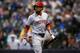 MILWAUKEE, WI - SEPTEMBER 18: Billy Hamilton #6 of the Cincinnati Reds walks back to the dugout after striking out in the ninth inning against the Milwaukee Brewers at Miller Park on September 18, 2018 in Milwaukee, Wisconsin. (Photo by Dylan Buell/Getty Images)