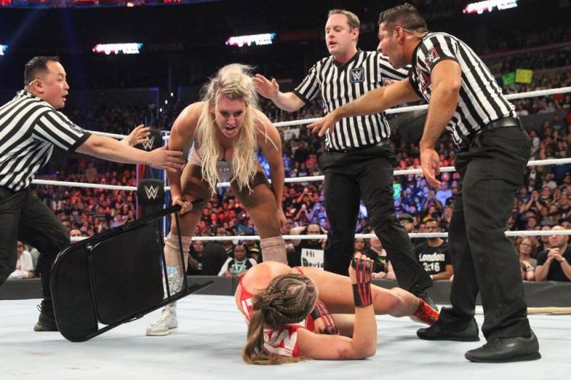 Image result for ronda vs charlotte survivor series"