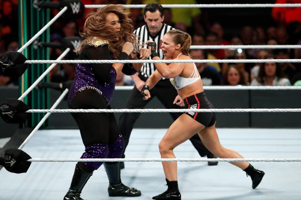 Ronda Rousey to Face Nia Jax at WWE TLC 2018 After Beating Mickie James ...