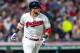 CLEVELAND, OH - SEPTEMBER 21: Yan Gomes #7 of the Cleveland Indians rounds the bases on a two run homer during the fourth inning against the Boston Red Sox at Progressive Field on September 21, 2018 in Cleveland, Ohio. (Photo by Jason Miller/Getty Images)