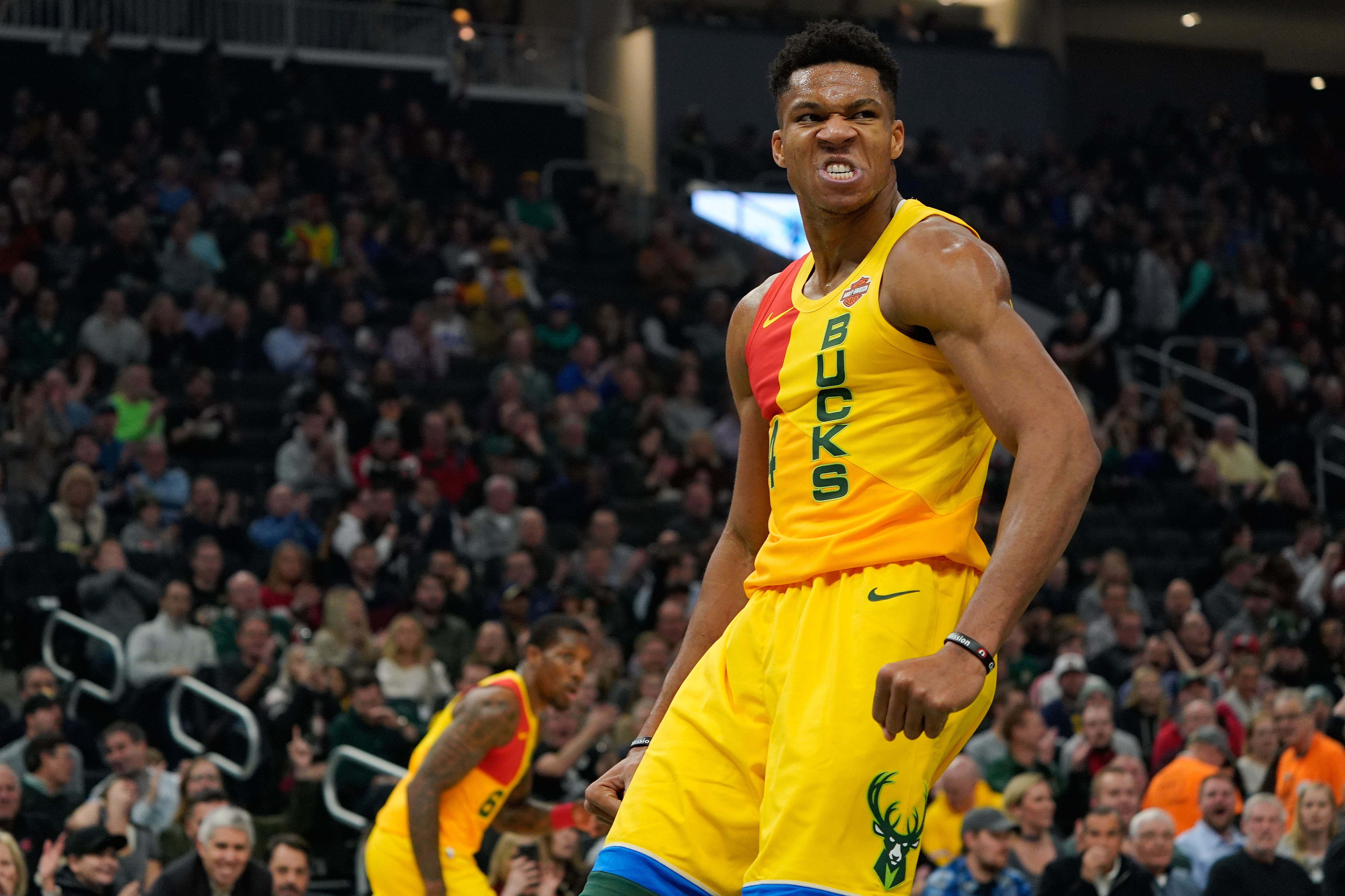 giannis antetokounmpo yellow jersey