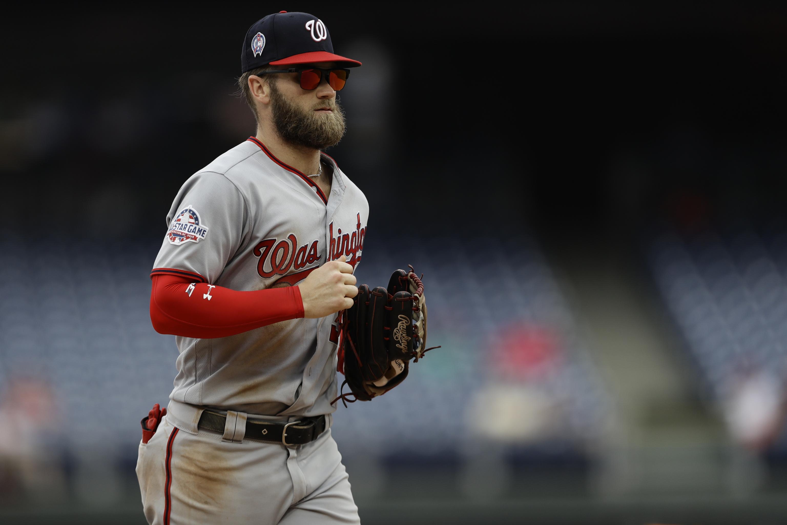 Bryce Harper reminds Yankees prospect he can't have glorious hair