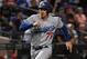 PHOENIX, AZ - SEPTEMBER 24: Tim Locastro #70 of the Los Angeles Dodgers scores on a single by teammate Max Muncy #13 during the seventh inning against the Arizona Diamondbacks at Chase Field on September 24, 2018 in Phoenix, Arizona. (Photo by Norm Hall/Getty Images)