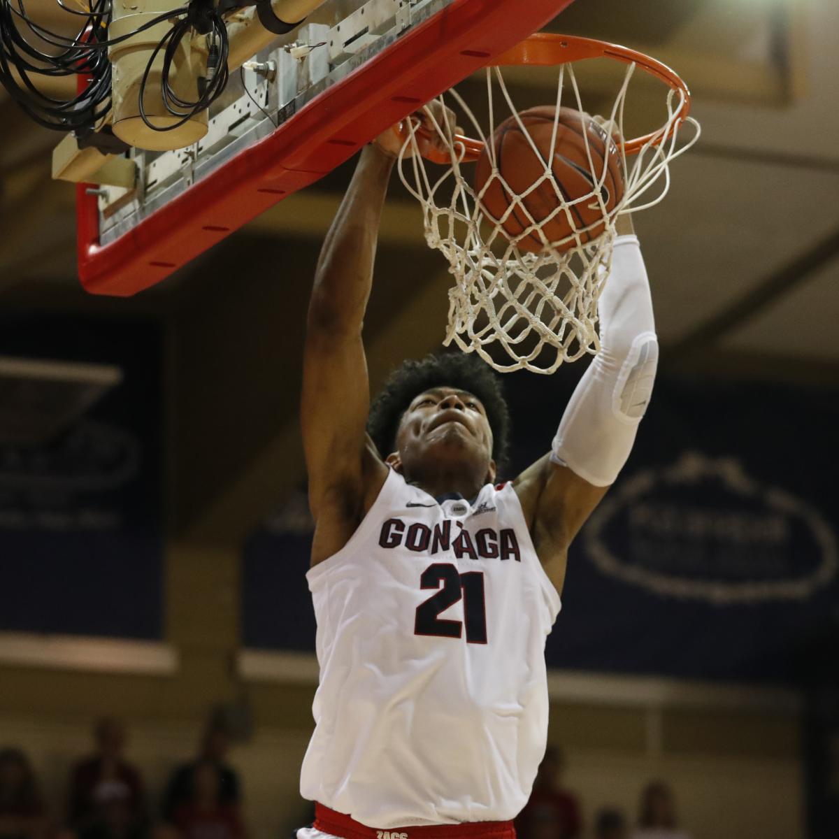 Gonzaga Hands Duke 1st Loss Despite 45 Points from Zion Williamson, RJ Barrett ...1200 x 1200