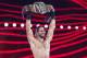 IMAGE DISTRIBUTED FOR WWE - WWE Superstar Seth Rollins celebrates becoming the new WWE World Heavyweight Champion at WrestleMania 31 at Levi's Stadium on Sunday, March 29, 2015 in Santa Clara, CA. WrestleMania broke the Levi’s Stadium attendance record at 76,976 fans from all 50 states and 40 countries. (Don Feria/AP Images for WWE)
