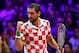 Croatia's Marin Cilic reacts during his match against France's Jo-Wilfried Tsonga during the Davis Cup final tennis match between France and Croatia, on November 23, 2018 in Lille, northern France. (Photo by Philippe HUGUEN / AFP) (Photo credit should read PHILIPPE HUGUEN/AFP/Getty Images)