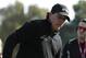 Phil Mickelson warms up on a practice green before a golf match with Tiger Woods at Shadow Creek golf course Friday, Nov. 23, 2018, in Las Vegas. (AP Photo/John Locher)
