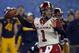 MORGANTOWN, WV - NOVEMBER 23: Kyler Murray #1 of the Oklahoma Sooners passes in the first half against the West Virginia Mountaineers on November 23, 2018 at Mountaineer Field in Morgantown, West Virginia. (Photo by Justin K. Aller/Getty Images)