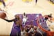 LOS ANGELES, CA - NOVEMBER 23: LeBron James #23 of the Los Angeles Lakers drives to the basket during the game against the Utah Jazz on November 23, 2018 at STAPLES Center in Los Angeles, California. NOTE TO USER: User expressly acknowledges and agrees that, by downloading and/or using this Photograph, user is consenting to the terms and conditions of the Getty Images License Agreement. Mandatory Copyright Notice: Copyright 2018 NBAE (Photo by Andrew D. Bernstein/NBAE via Getty Images)