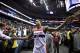 Washington Wizards guard Bradley Beal (3) leave the court after an NBA basketball game against the Los Angeles Clippers, Tuesday, Nov. 20, 2018, in Washington. The Wizards won 125-118. (AP Photo/Nick Wass)