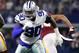 FILE - In this Thursday, Nov. 22, 2018, file photo, Dallas Cowboys defensive end Demarcus Lawrence (90) during the first half of an NFL football game against the Washington Redskins in Arlington, Texas. Lawrence may not get to last year's career high of 14-1/2 sacks, but the Dallas defensive end is doing plenty to earn another big payday, one way or another. (AP Photo/Ron Jenkins, File)