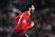 MANCHESTER, ENGLAND - NOVEMBER 27: Marouane Fellaini of Manchester United celebrates after scoring his team's first goal during the UEFA Champions League Group H match between Manchester United and BSC Young Boys at Old Trafford on November 27, 2018 in Manchester, United Kingdom. (Photo by Laurence Griffiths/Getty Images)