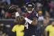 Houston Texans quarterback Deshaun Watson (4) throws against the Tennessee Titans during the first half of an NFL football game, Monday, Nov. 26, 2018, in Houston. (AP Photo/Eric Christian Smith)