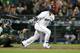 SEATTLE - SEPTEMBER 24: Robinson Canó #22 of the Seattle Mariners bats during the game against the Oakland Athletics at Safeco Field on September 24, 2018 in Seattle, Washington. The Athletics defeated the Mariners 7-3. (Photo by Rob Leiter/MLB Photos via Getty Images)