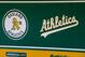OAKLAND, CA - JULY 22: General view of the Oakland Athletics logos in the dugout before the game against the San Francisco Giants at the Oakland Coliseum on July 22, 2018 in Oakland, California. The Oakland Athletics defeated the San Francisco Giants 6-5 in 10 innings. (Photo by Jason O. Watson/Getty Images)