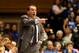 DURHAM, NC - NOVEMBER 11: Head coach Mike Krzyzewski of the Duke Blue Devils reacts against the Army Black Knights during their game at Cameron Indoor Stadium on November 11, 2018 in Durham, North Carolina. (Photo by Streeter Lecka/Getty Images)