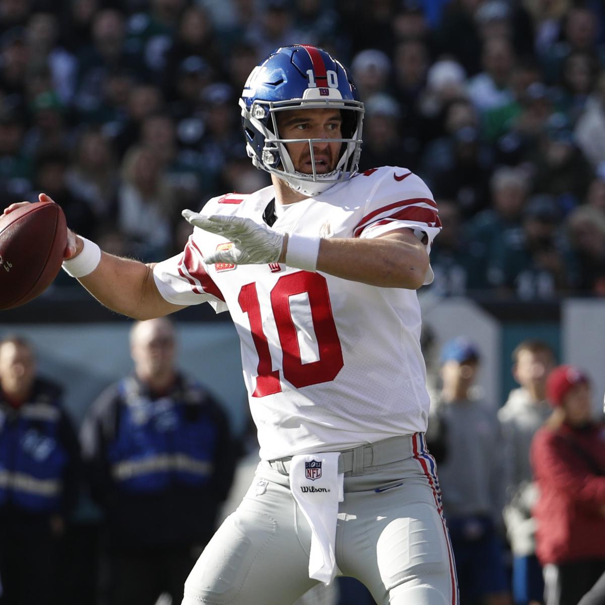 Report: Eli Manning 'Absolutely Not' Ruled Out as Giants Starting QB in 2019 ...