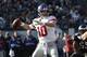 New York Giants quarterback Eli Manning prepares to throw a pass during the first half of an NFL football game against the Philadelphia Eagles, Sunday, Nov. 25, 2018, in Philadelphia. (AP Photo/Chris Szagola)