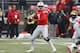 Ohio State quarterback Dwayne Haskins plays against Michigan during an NCAA college football game Saturday, Nov. 24, 2018, in Columbus, Ohio. (AP Photo/Jay LaPrete)