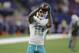 Miami Dolphins wide receiver Kenny Stills (10) before an NFL football game against the Indianapolis Colts in Indianapolis, Sunday, Nov. 25, 2018. (AP Photo/Darron Cummings)