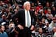 CHICAGO, IL - NOVEMBER 26: Head Coach Gregg Popovich of San Antonio Spurs looks on against the Chicago Bulls on November 26, 2018 at the United Center in Chicago, Illinois. NOTE TO USER: User expressly acknowledges and agrees that, by downloading and or using this photograph, user is consenting to the terms and conditions of the Getty Images License Agreement. Mandatory Copyright Notice: Copyright 2018 NBAE (Photo by Gary Dineen/NBAE via Getty Images)