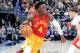 INDIANAPOLIS, IN - NOVEMBER 16: Victor Oladipo#4 of the Indiana Pacers dribbles the ball against the Miami Heat at Bankers Life Fieldhouse on November 16, 2018 in Indianapolis, Indiana. NOTE TO USER: User expressly acknowledges and agrees that, by downloading and or using this photograph, User is consenting to the terms and conditions of the Getty Images License Agreement. (Photo by Andy Lyons/Getty Images)