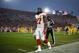 Kansas City Chiefs running back Kareem Hunt walks off the field prior to an NFL football game against the Los Angeles Rams Monday, Nov. 19, 2018, in Los Angeles. (AP Photo/Kelvin Kuo)
