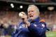 HOUSTON, TX - OCTOBER 29: Former United States president George H.W. Bush prepares to throw out a ceremonial first pitch before game five of the 2017 World Series between the Houston Astros and the Los Angeles Dodgers at Minute Maid Park on October 29, 2017 in Houston, Texas. (Photo by David J. Phillip - Pool/Getty Images)