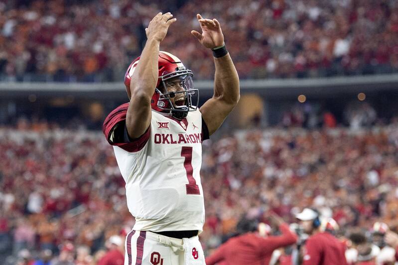 Kyler Murray Throws 3 Tds Oklahoma Beats Texas To Win 2018 Big 12