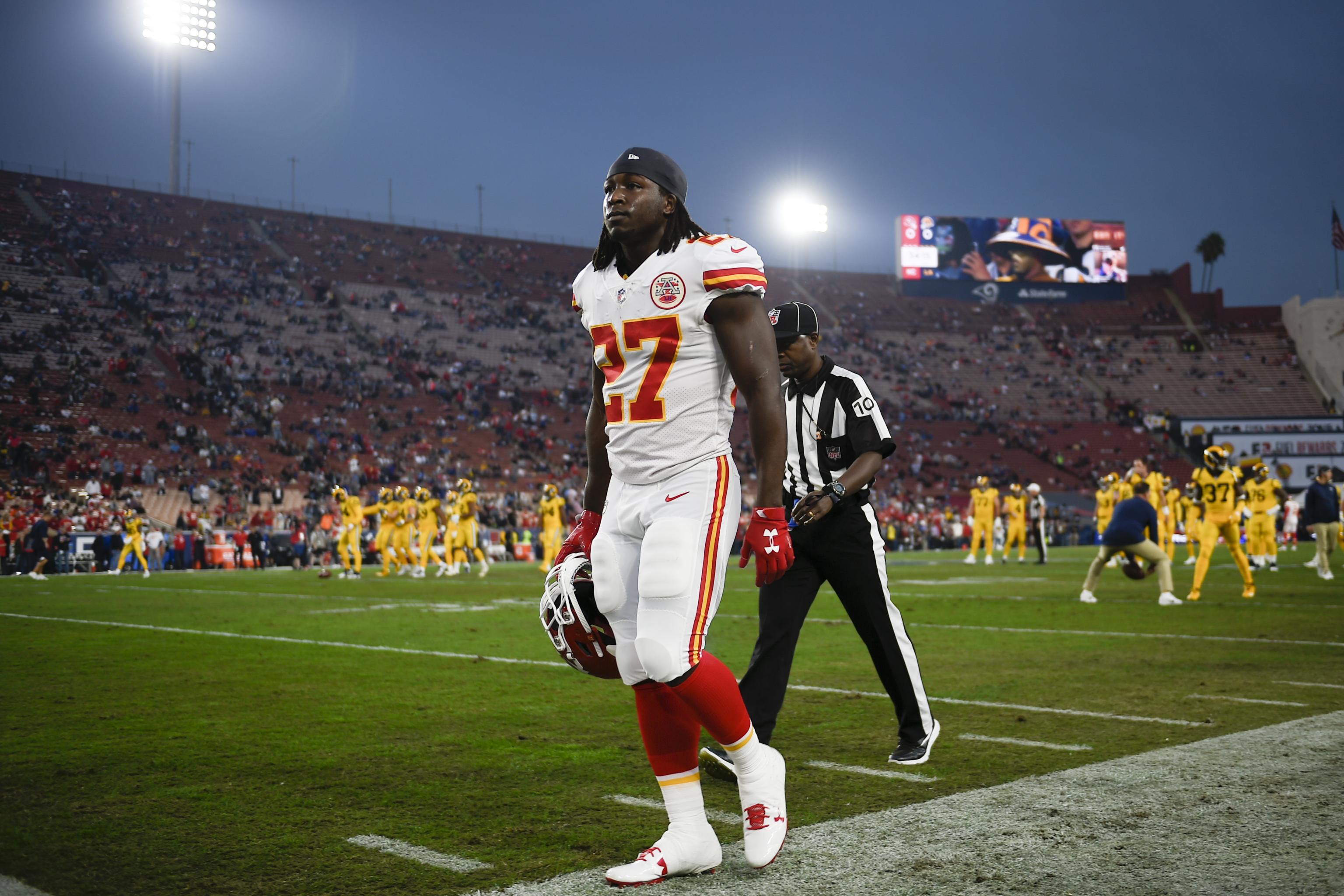 Kansas City Chiefs star Kareem Hunt fired after video shows him