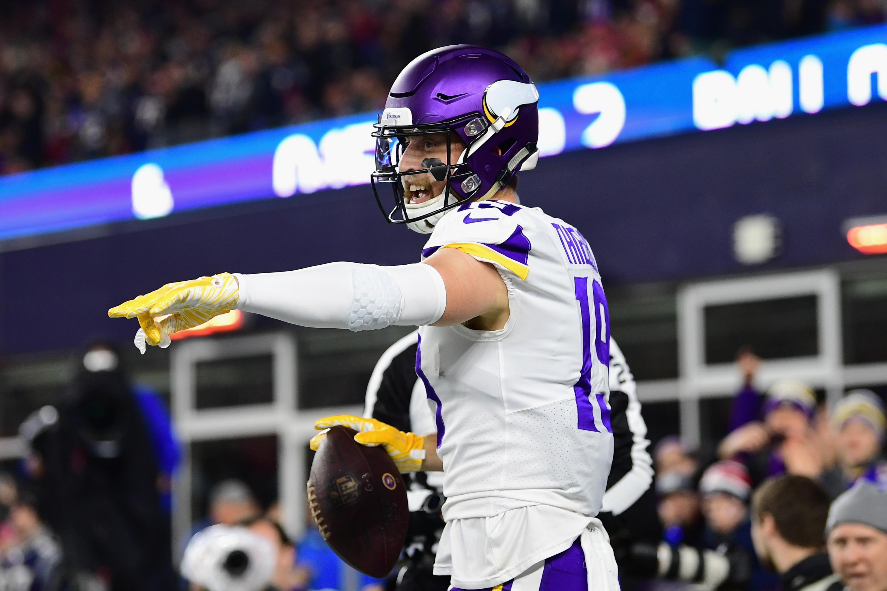 Vikings' Adam Thielen explains why he was shouting at Patriots