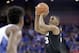 Gonzaga's Zach Norvell Jr., right, shoots during the first half of an NCAA college basketball game against Creighton in Omaha, Neb., Saturday, Dec. 1, 2018. (AP Photo/Nati Harnik)