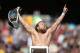 IMAGE DISTRIBUTED FOR WWE - WWE Superstar Daniel Bryan celebrates becoming the new Intercontinental Champion at WrestleMania 31 at Levi's Stadium. on Sunday, March 29, 2015 in Santa Clara, CA. WrestleMania broke the Levi’s Stadium attendance record at 76,976 fans from all 50 states and 40 countries. (Don Feria/AP Images for WWE)