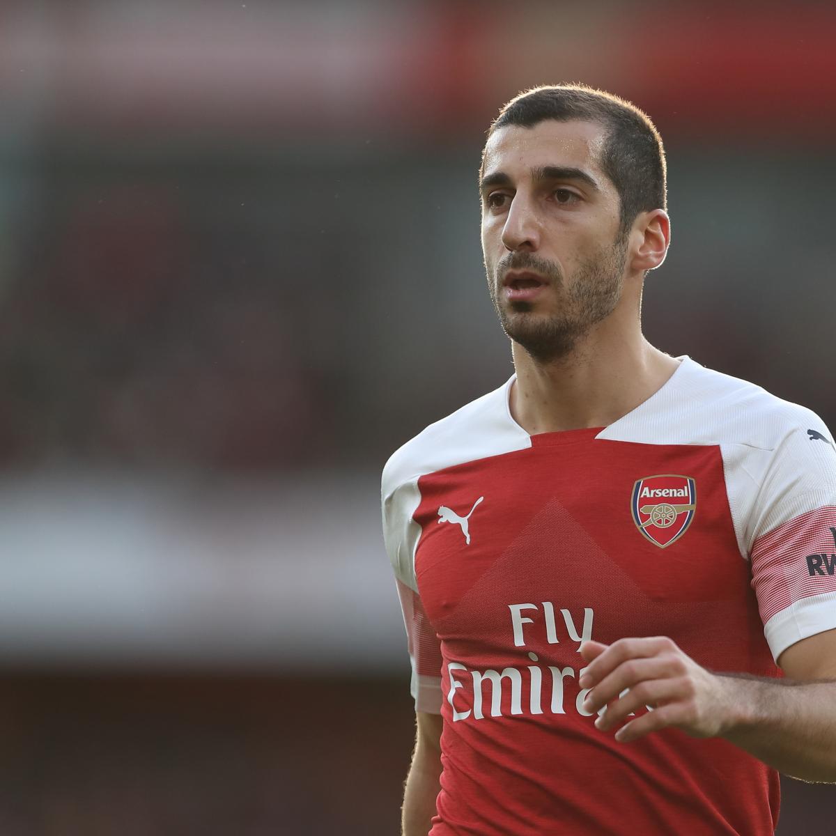 Foot injury sidelines Arsenal's Mkhitaryan for six weeks