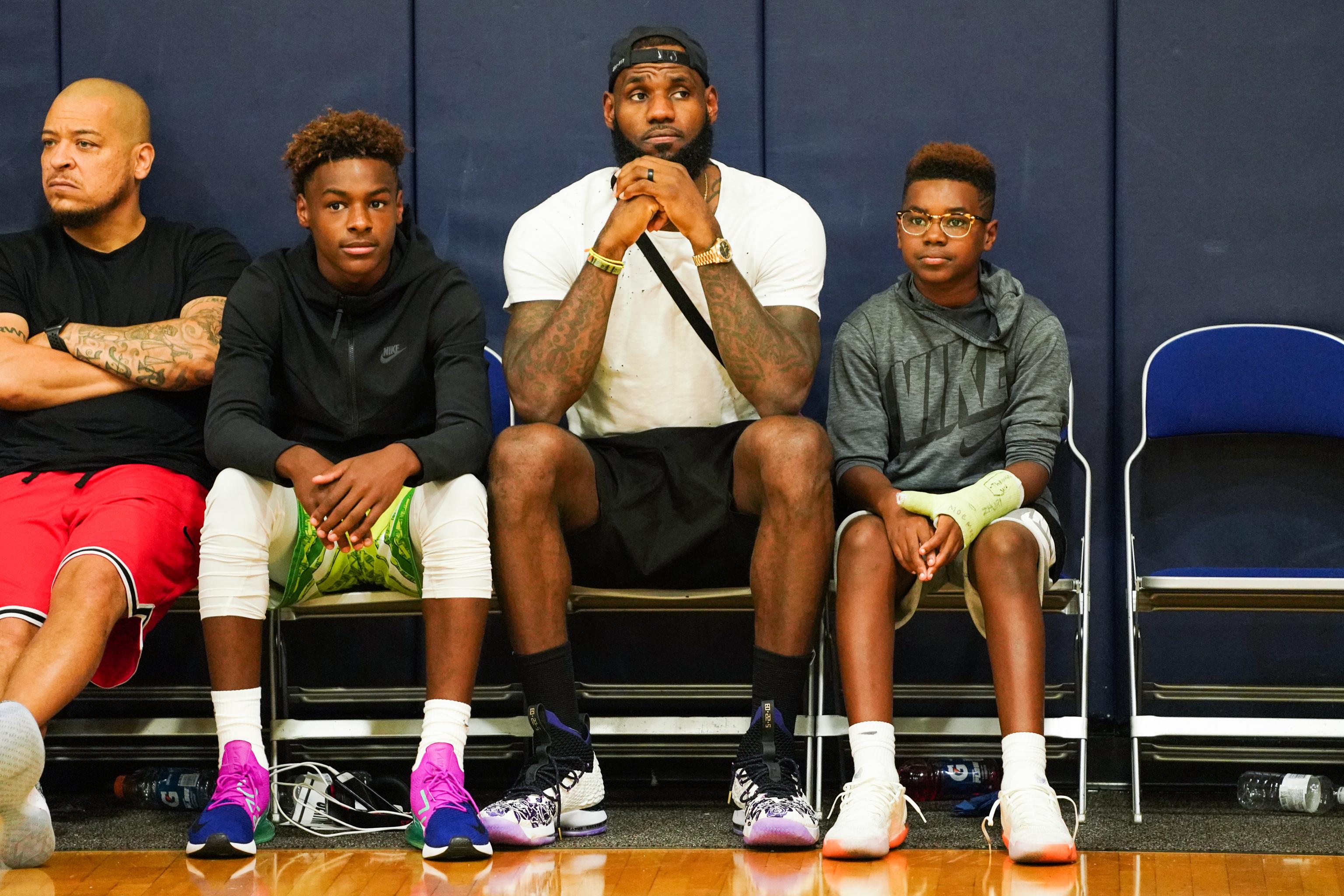 How tall is LeBron James? NBA heavyweight's sons take after him when it  comes to their height