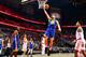 ATLANTA, GA - DECEMBER 3: Klay Thompson #11 of the Golden State Warriors dunks the ball during the game against the Atlanta Hawks on December 3, 2018 at State Farm Arena in Atlanta, Georgia. NOTE TO USER: User expressly acknowledges and agrees that, by downloading and/or using this Photograph, user is consenting to the terms and conditions of the Getty Images License Agreement. Mandatory Copyright Notice: Copyright 2018 NBAE (Photo by Scott Cunningham/NBAE via Getty Images)
