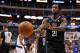 Los Angeles Clippers guard Patrick Beverley (21) throws a ball at a fan during the second half of an NBA basketball game against the Dallas Mavericks in Dallas, Sunday, Dec. 2, 2018. Dallas won 114-110. Beverley was ejected from the game. (AP Photo/Michael Ainsworth)