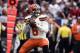 Cleveland Browns quarterback Baker Mayfield (6) throws against the Houston Texans during the first half of an NFL football game, Sunday, Dec. 2, 2018, in Houston. (AP Photo/Eric Christian Smith)