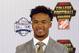 Oklahoma quarterback Kyler Murray poses with the trophy after winning The Davey O'Brien Award for being the top quarterback in college football, Thursday, Dec. 6, 2018, in Atlanta. (AP Photo/John Bazemore)