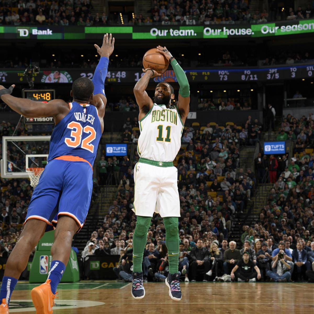 Kyrie Irving, Celtics Cruise Past Kevin Knox, Knicks; Jayson Tatum Drops 17 | Bleacher Report | Latest News, Videos and Highlights