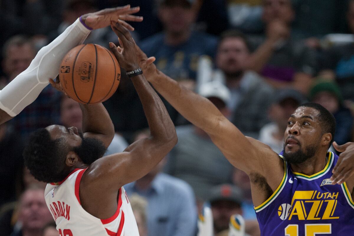 Jazz Dominate James Harden, Rockets Despite Rudy Gobert's Ejection | Bleacher Report | Latest News, Videos and Highlights