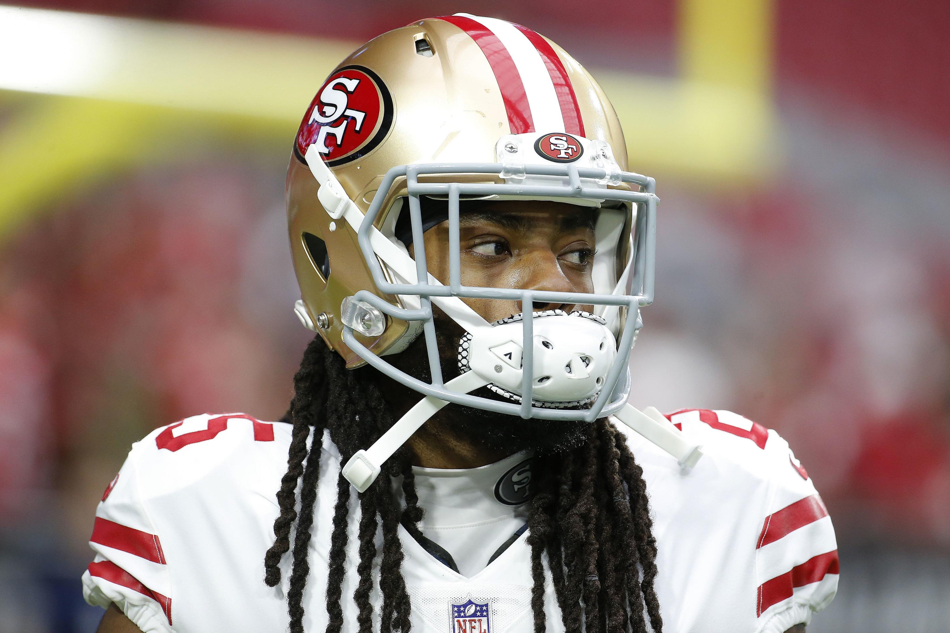 Helmet Stalker on X: 49ers DB Richard Sherman is now using an