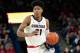 SPOKANE, WA - NOVEMBER 01: Rui Hachimura #21 of the Gonzaga Bulldogs drives against the Central Washington Wildcats in the game at McCarthey Athletic Center on November 1, 2018 in Spokane, Washington. (Photo by William Mancebo/Getty Images)